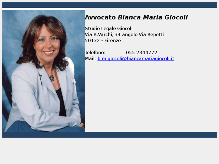 www.biancamariagiocoli.it