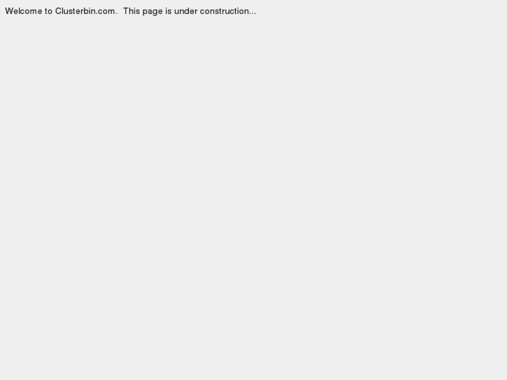 www.clusterbin.com