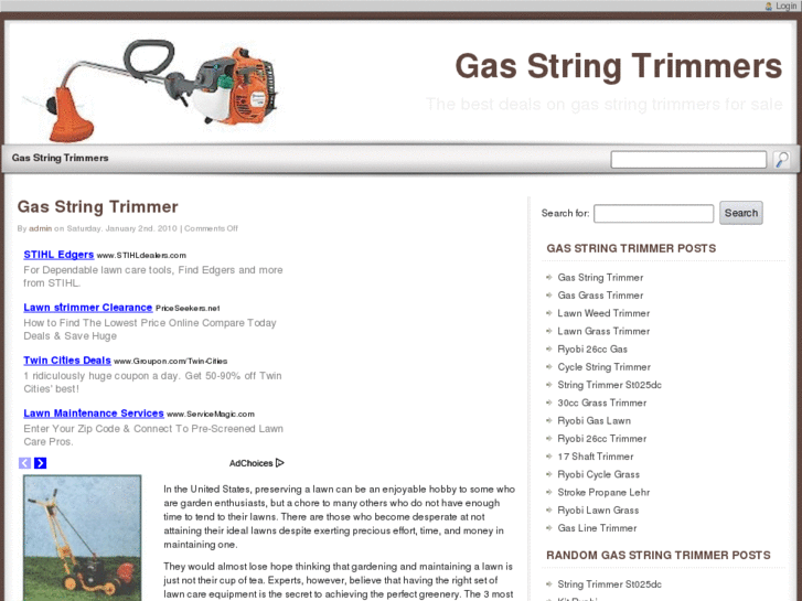 www.gasstringtrimmer.net