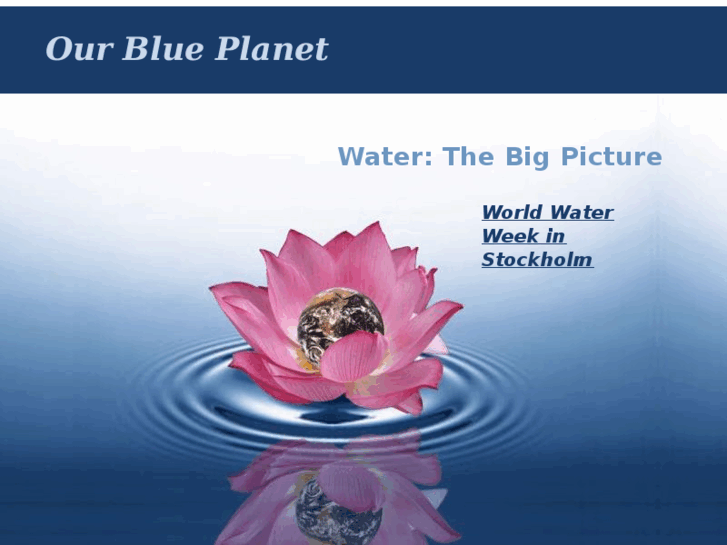 www.ourblueplanet.net