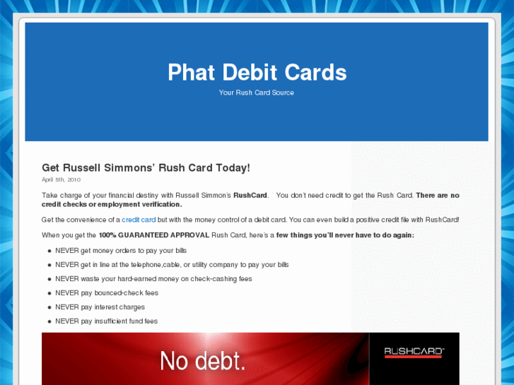 www.phatdebitcards.com