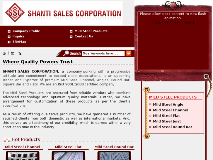 www.shantisales.net