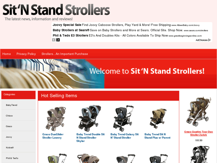 www.sitnstandstrollers.com