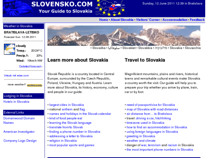 www.slovensko.com