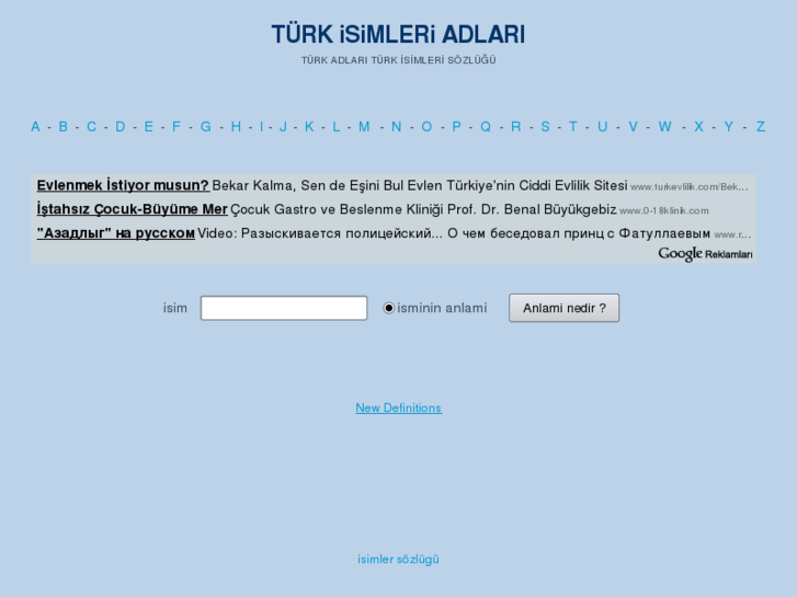 www.turkadlari.com