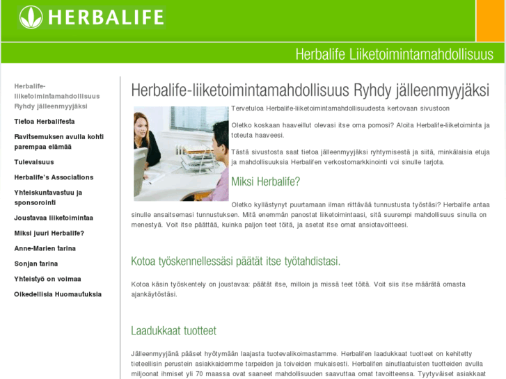 www.herbalifeliiketoimintamahdollisuus.fi