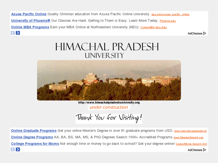 www.himachalpradeshuniversity.org