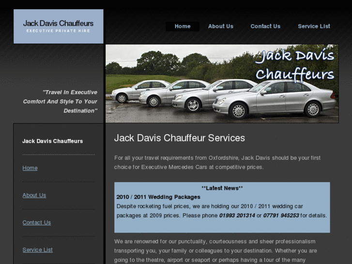 www.jackdavischauffeurs.com