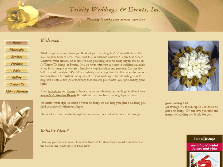 www.trinityweddingsandevents.com