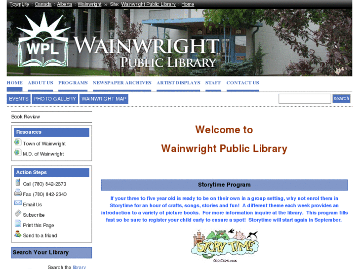 www.wainwrightlibrary.ab.ca