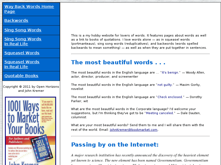 www.waybackwords.com