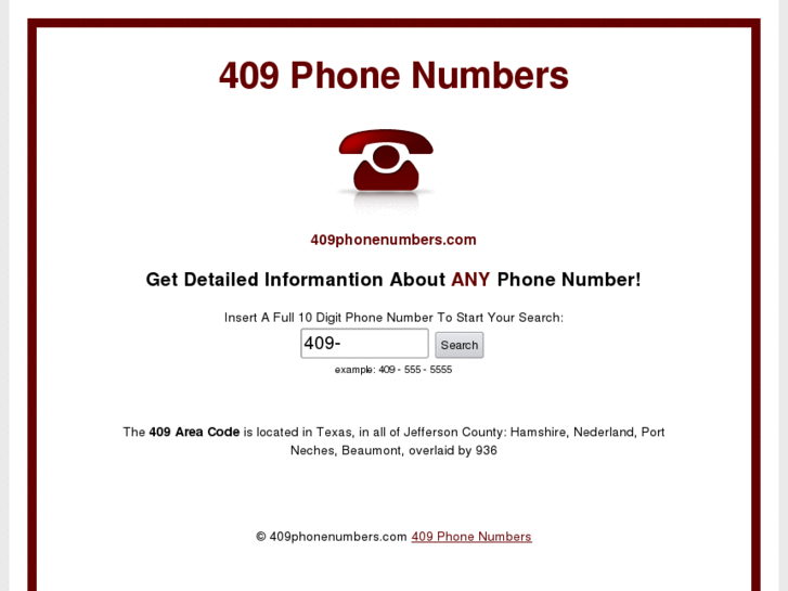 www.409phonenumbers.com