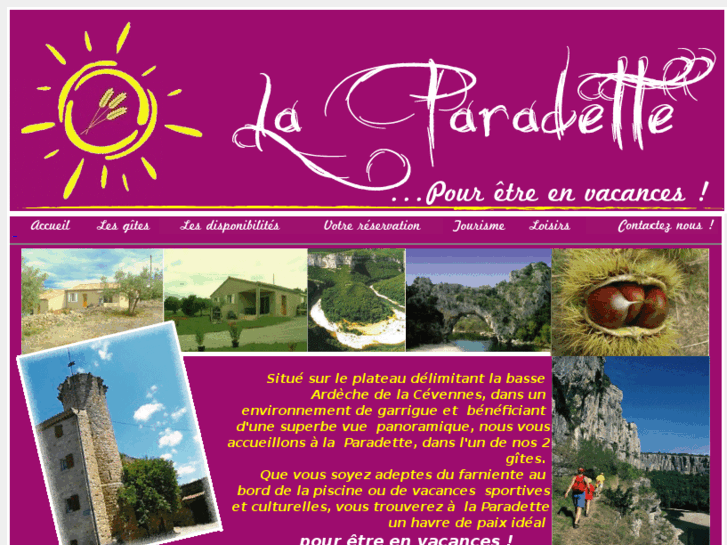 www.ardeche-laparadette.com