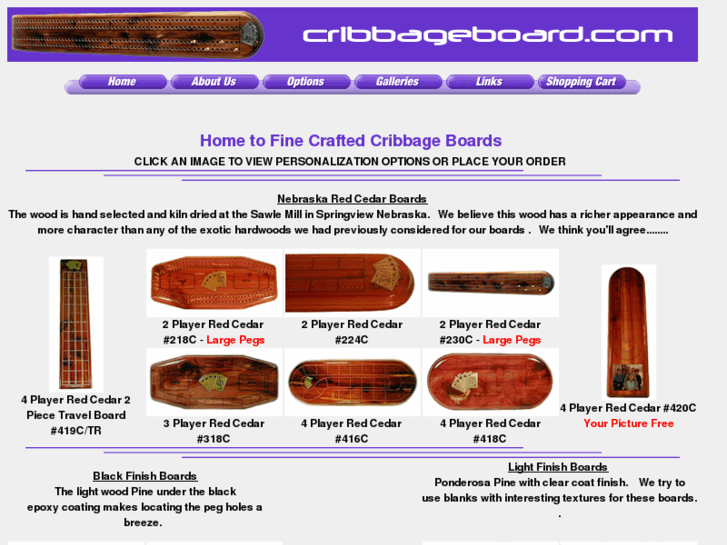 www.cribbageboard.net