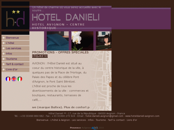 www.hoteldanieli-avignon.com