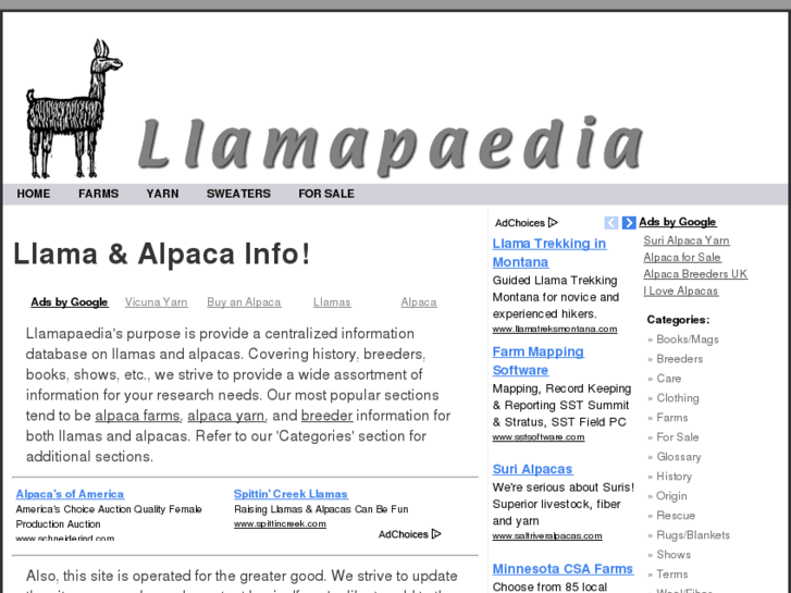 www.llamapaedia.com