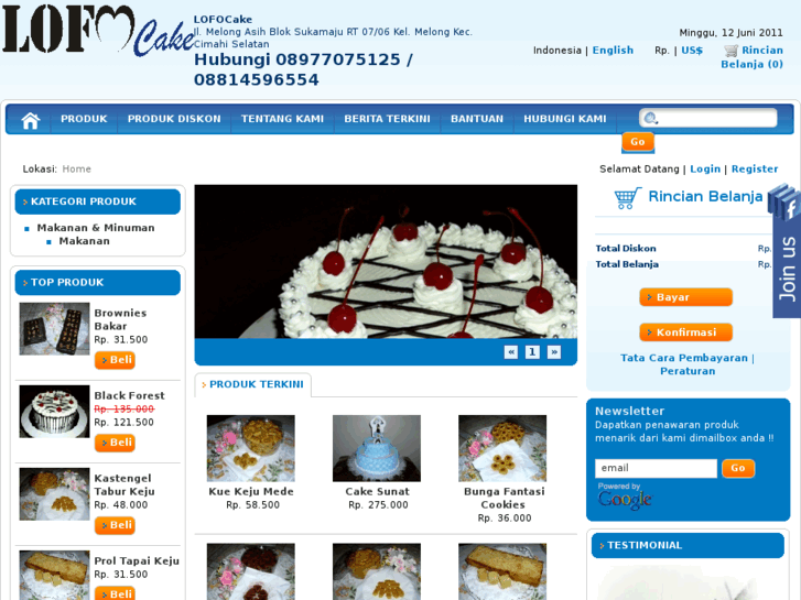 www.lofocake.com