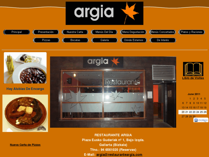 www.restauranteargia.com
