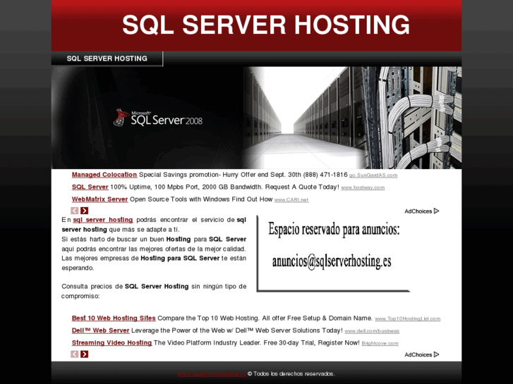 www.sqlserverhosting.es