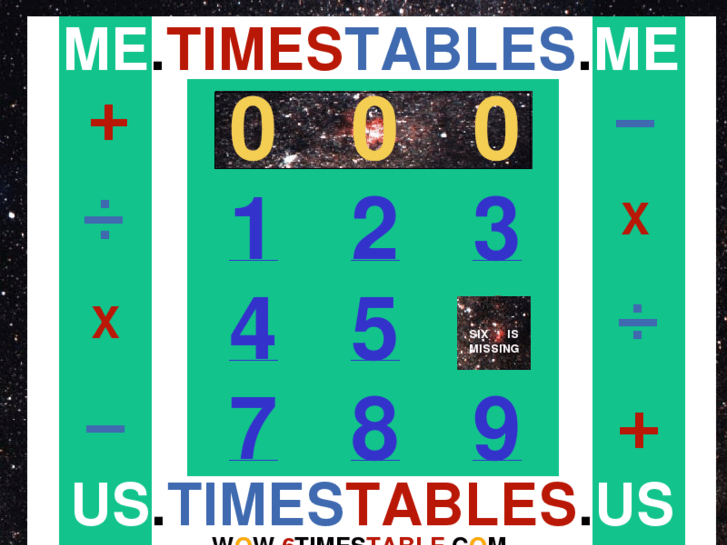 www.6timestable.com