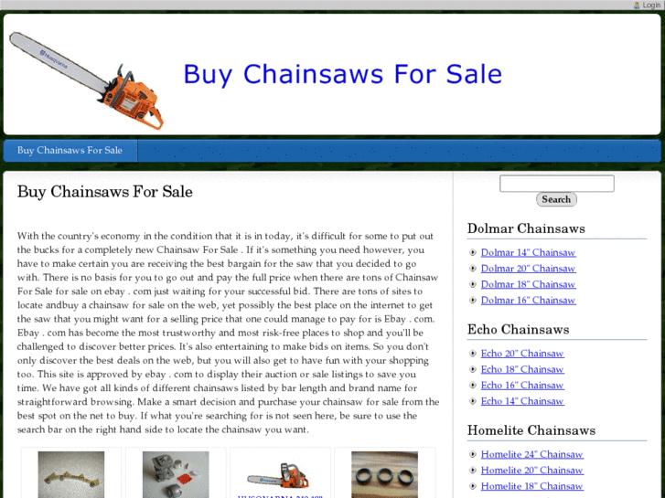 www.buychainsawsforsale.org