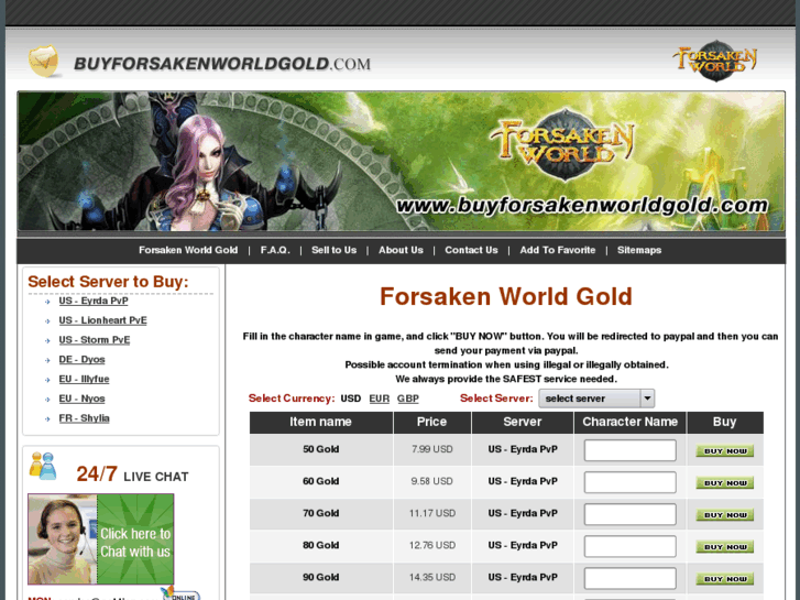 www.buyforsakenworldgold.com