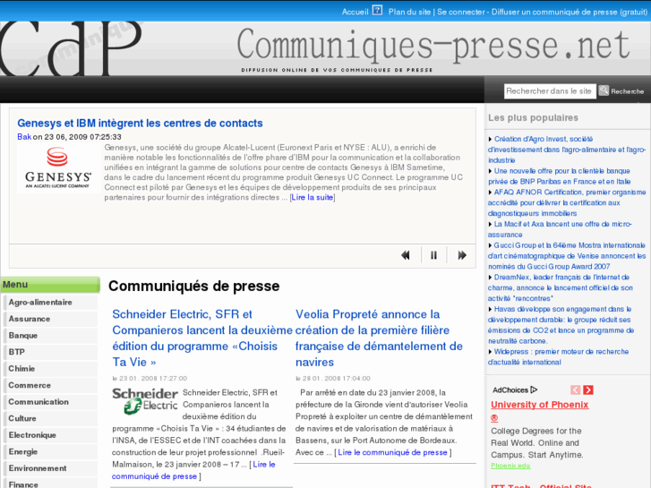 www.communiques-presse.net