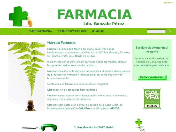 www.farmaciagonzaloperez.es