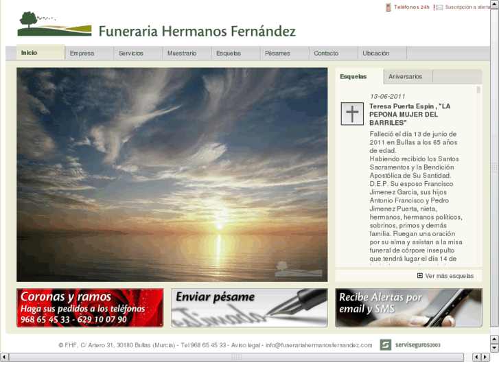 www.funerariahermanosfernandez.com