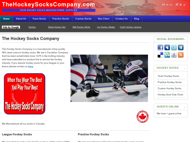 www.hockeysockcompany.com