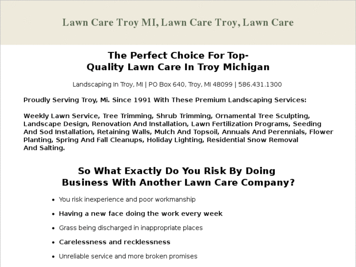 www.lawncaretroymi.com