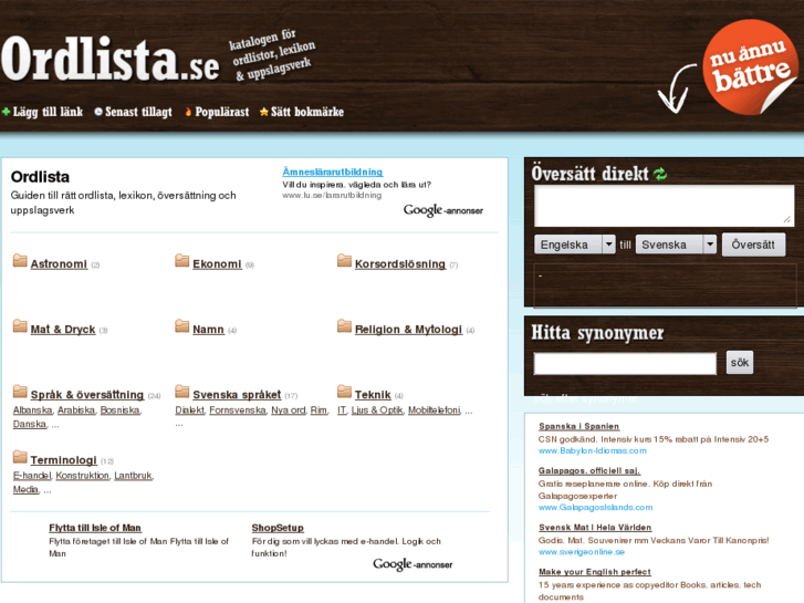 www.ordlista.se