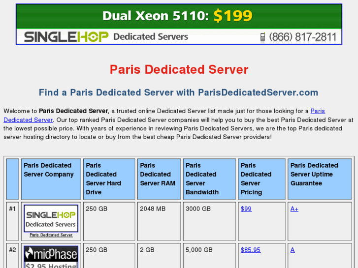 www.parisdedicatedserver.com