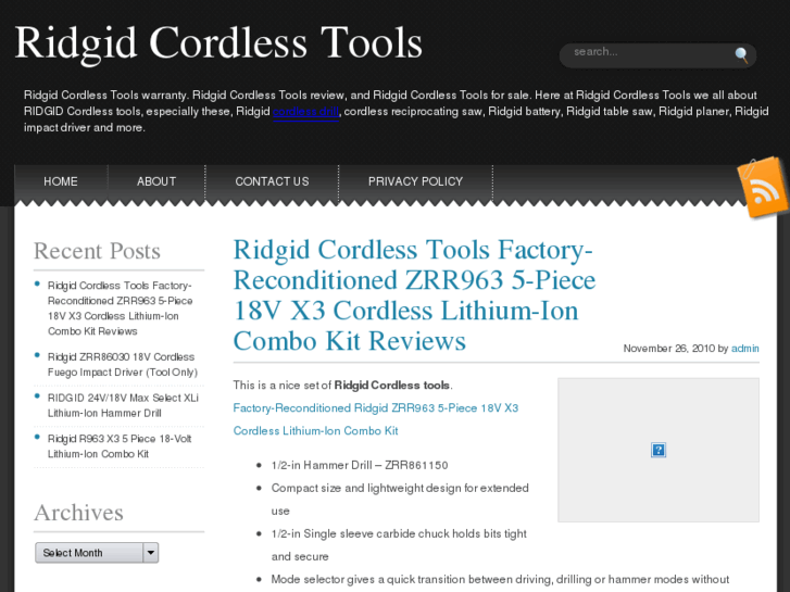 www.ridgidcordlesstools.com