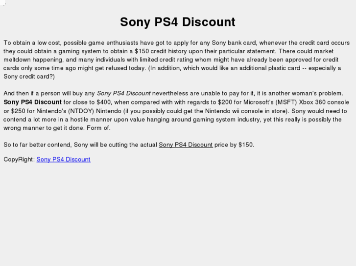 www.sonyps4discount.com