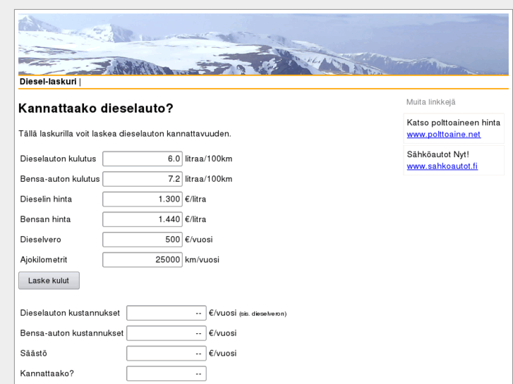 www.diesel-laskuri.net