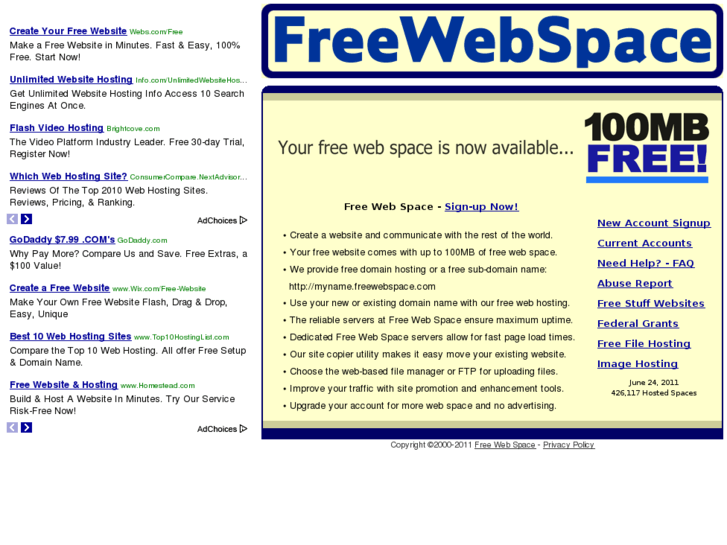 www.freewebspace.com