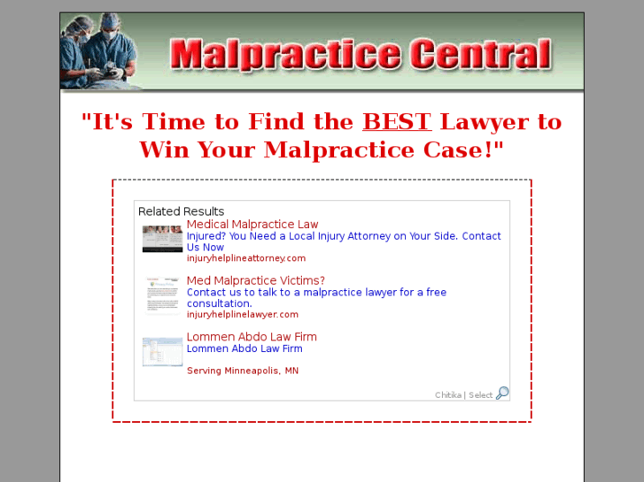 www.malpractice-central.com