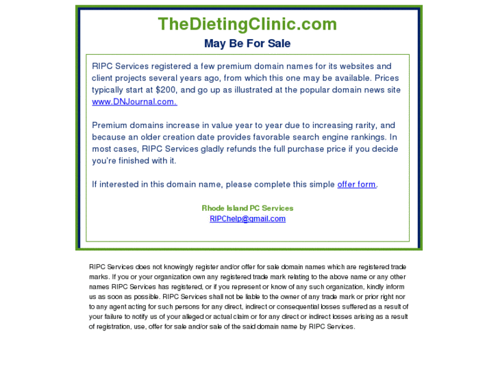www.thedietingclinic.com