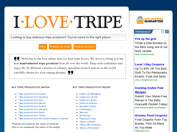 www.ilovetripe.com