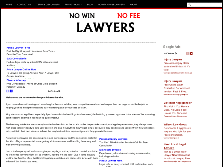 www.nowinnofeelawyers.org