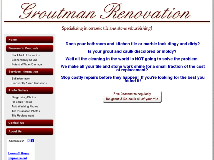 www.originalgroutman.com