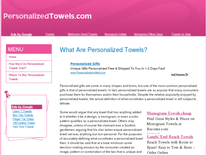 www.personalizedtowels.com