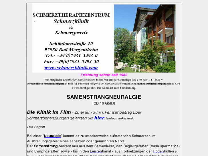 www.samenstrangneuralgie.de