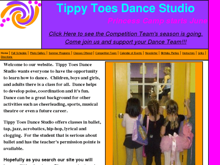 www.tippytoesdancestudio.com