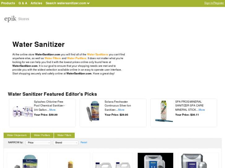 www.watersanitizer.com