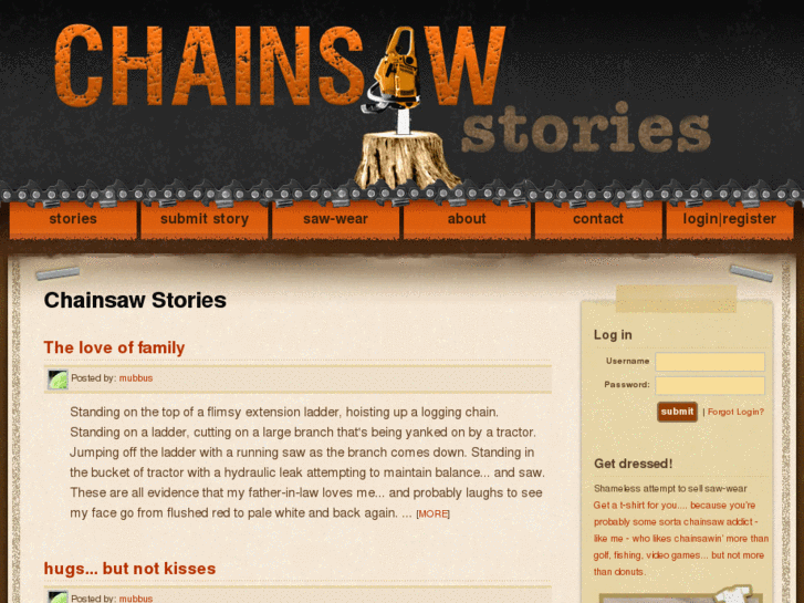 www.chainsawstories.com