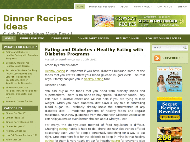 www.dinnerrecipesideas.com