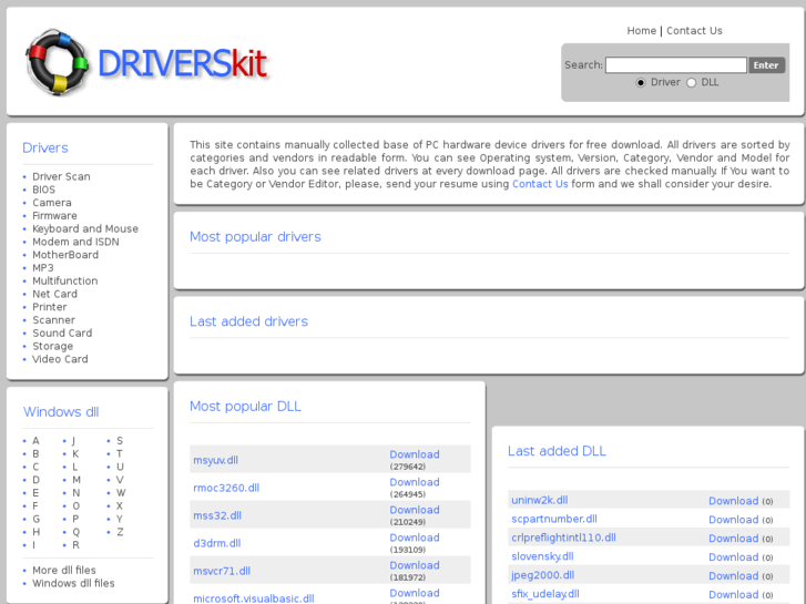 www.driverskit.net