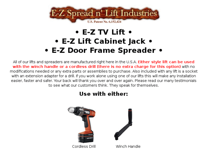 www.e-zspreadnlift.com